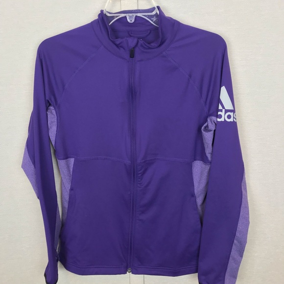 adidas Jackets & Blazers - ADIDAS Training Performer Full Zip Jacket - Purple